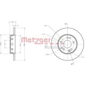 Compre Disco de travão da METZGER 6110325 a um preço baixo por 40,89 €