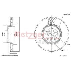 Bremsscheibe für LAND ROVER von METZGER
