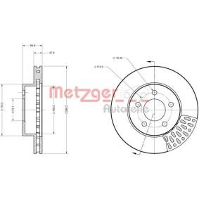 Compre Disco de travão da METZGER 6110560 a um preço baixo por 90,73 €