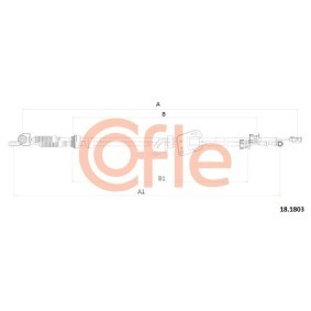 Acquista Cavo comando, Cambio manuale da COFLE 18.1803 a buon mercato per soli 77,62 €
