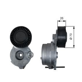 Compre Rolo tensor, correia trapezoidal estriada da GATES T39333 a um preço baixo por 48,22 €
