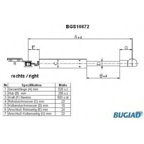 Heckklappendämpfer von BUGIAD günstig für 23,47 €