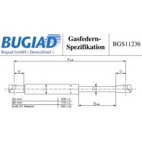 Køb Bagklapsdæmper af BUGIAD BGS11236 til den lave pris 144,16 DKK