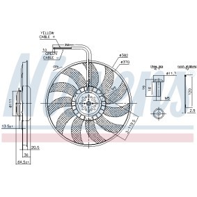 Kühlerlüfter 85732 von NISSENS günstig für 79,74 € online kaufen