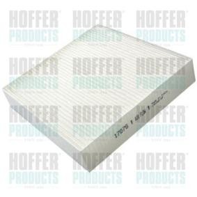 Achetez des Filtre d'habitacle HOFFER 17076 à prix pour 9,24 €