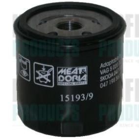 Compre Filtro de óleo da HOFFER 15193/9 a um preço baixo por 4,70 €