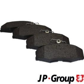 Osta Jarrupalat, levyjarru JP GROUP:llä 1163606510 edullisesti hintaan 29,71 €