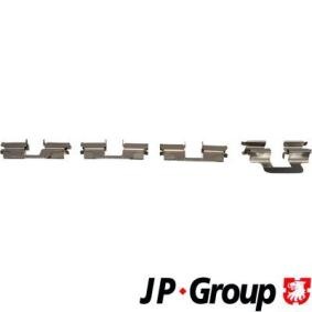 Compre Kit de acessórios, pastilhas de travão da JP GROUP 1163651010 a um preço baixo por 7,73 €