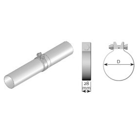 Compre Peça de aperto, sistema de escape da DINEX 99570 a um preço baixo por 7,80 €