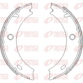 Comprar Zapata de freno de mano de REMSA 4714.00 a bajo precio de 42,90 €