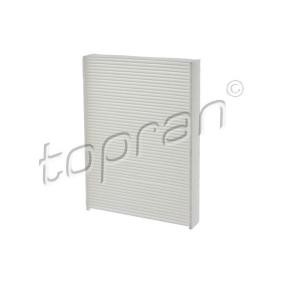 Achetez des Filtre d'habitacle TOPRAN 115 206 à prix pour 12,53 €