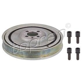 Achetez des Poulie damper (vilebrequin) TOPRAN 207 343 à prix pour 64,72 €