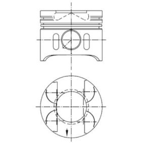 Acquista Pistone motore da KOLBENSCHMIDT 94756610 a buon mercato per soli 205,15 €