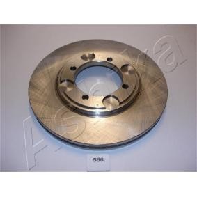 Achetez des Disque de frein ASHIKA 60-05-586 à prix pour 46,34 €