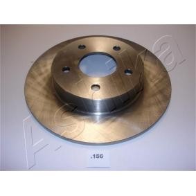 Achetez des Disque de frein ASHIKA 61-01-156 à prix pour 35,30 €