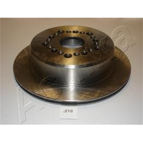 Achetez des Disque de frein ASHIKA 61-02-216 à prix pour 52,07 €