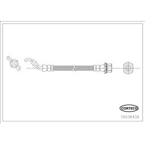 Comprar Latiguillo de freno de CORTECO 19036439 a bajo precio de 27,58 €