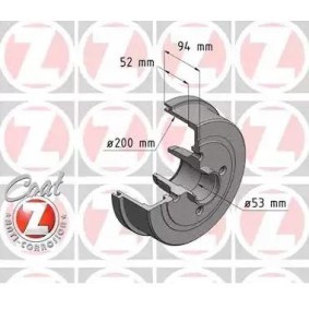 Comprar Tambor de freno de ZIMMERMANN 430.1786.00 a bajo precio de 123,08 €