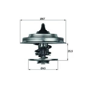 Osta Termostaatti, jäähdytysneste MAHLE ORIGINAL:llä TX 18 71 edullisesti hintaan 17,38 €