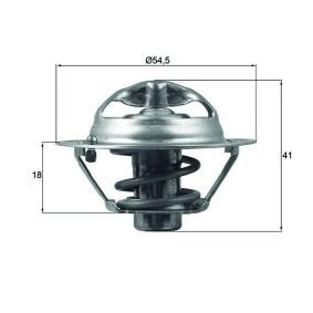 Osta Termostaatti, jäähdytysneste MAHLE ORIGINAL:llä TX 162 82D edullisesti hintaan 31,23 €