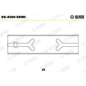 Acquista Bronzina cuscinetto, Biella da GLYCO 55-4150 SEMI a buon mercato per soli 14,30 €