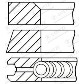 Achetez des Jeu de segments de pistons GOETZE ENGINE 08-323300-00 à prix pour 92,63 €