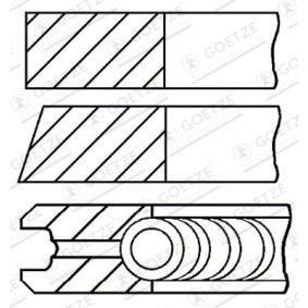 Acquista Kit fasce elastiche da GOETZE ENGINE 08-898407-00 a buon mercato per soli 18,87 €