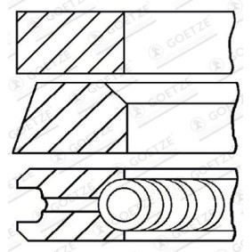 Acquista Kit fasce elastiche da GOETZE ENGINE 08-318704-10 a buon mercato per soli 22,22 €