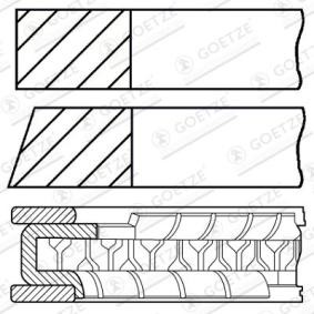 Acquista Kit fasce elastiche da GOETZE ENGINE 08-427100-00 a buon mercato per soli 20,50 €