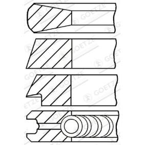 Achetez des Jeu de segments de pistons GOETZE ENGINE 08-207800-30 à prix pour 43,13 €