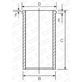 Acquista Canna cilindro da GOETZE ENGINE 14-040140-00 a buon mercato per soli 29,06 €