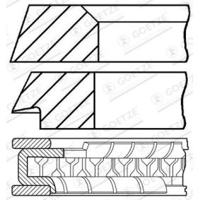 Achetez des Jeu de segments de pistons GOETZE ENGINE 08-321200-00 à prix pour 42,82 €
