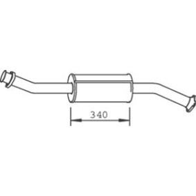 Vorschalldämpfer von DINEX 33303