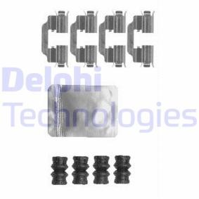 Compre Kit de acessórios, pastilhas de travão da DELPHI LX0603 a um preço baixo por 22,77 €