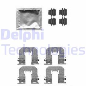 Compre Kit de acessórios, pastilhas de travão da DELPHI LX0605 a um preço baixo por 21,58 €
