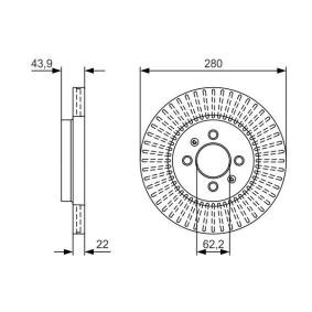 Compre Disco de travão da BOSCH 0 986 479 U89 a um preço baixo por 84,29 €