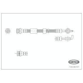 Comprar Latiguillo de freno de CORTECO 19036441 a bajo precio de 37,93 €