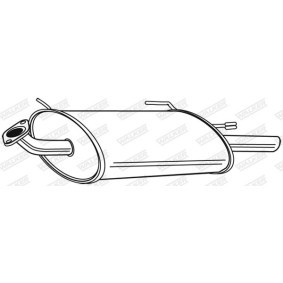 Compre Panela de escape traseira da WALKER 23494 a um preço baixo por 376,21 €