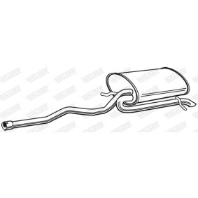 Compre Panela de escape traseira da WALKER 23205 a um preço baixo por 64,93 €