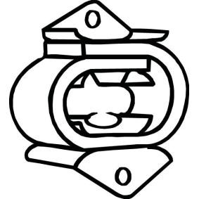 Acquista Nastro di gomma, Imp. gas scarico da BOSAL 255-233 a buon mercato per soli 6,45 €