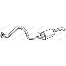 Compre Panela de escape traseira da WALKER 22659 a um preço baixo por 60,42 €