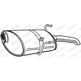 Compre Panela de escape traseira da WALKER 22096 a um preço baixo por 61,72 €