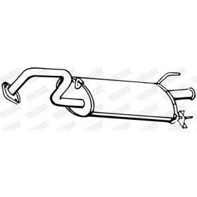 Compre Panela de escape traseira da WALKER 16727 a um preço baixo por 76,16 €