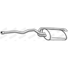 Compre Panela de escape traseira da WALKER 23206 a um preço baixo por 62,41 €