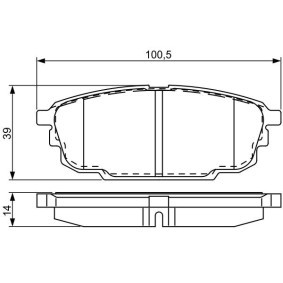 Compre Pastilhas de travão da BOSCH 0 986 495 320 a um preço baixo por 34,31 €