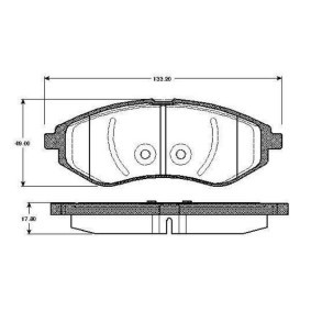Compre Pastilhas de travão da BOSCH 0 986 TB2 447 a um preço baixo por 26,82 €