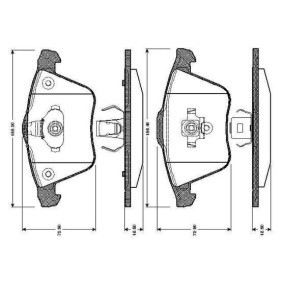 Acquista Kit pastiglie freni da BOSCH 0 986 TB2 850 a buon mercato per soli 55,41 €