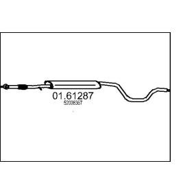 Endschalldämpfer 01.61287 FIAT QUBO von MTS