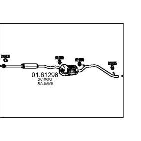 Endschalldämpfer 01.61298 MAZDA 3 von MTS