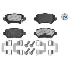 Compre Pastilhas de travão da MEYLE 025 234 1715/PD a um preço baixo por 26,11 €